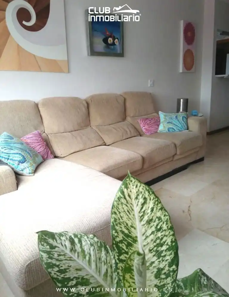 Sala de estar de Piso de alquiler en Santa Cruz de Tenerife con Aire acondicionado, Terraza y Balcón