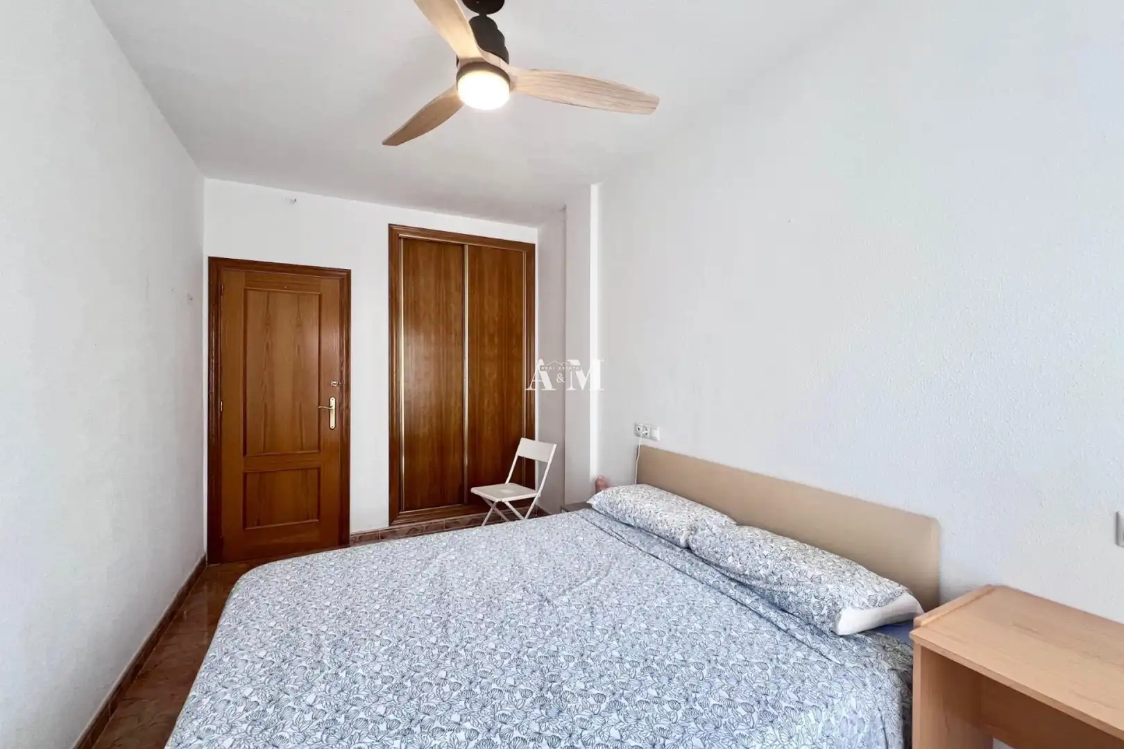 Schlafzimmer von Wohnung zur Miete in San Pedro del Pinatar mit Klimaanlage, Heizung und Terrasse