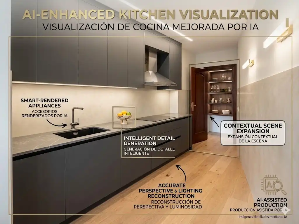 Küche von Wohnung zum Verkauf in Málaga