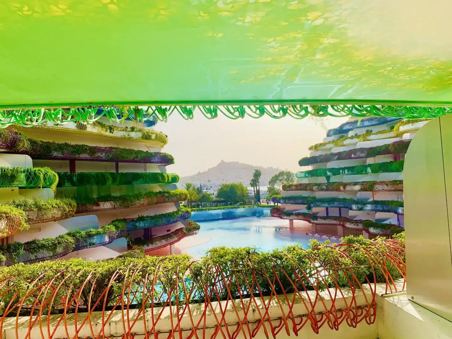 Piscina de Apartamento de alquiler en Marina Botafoc - Platja de Talamanca