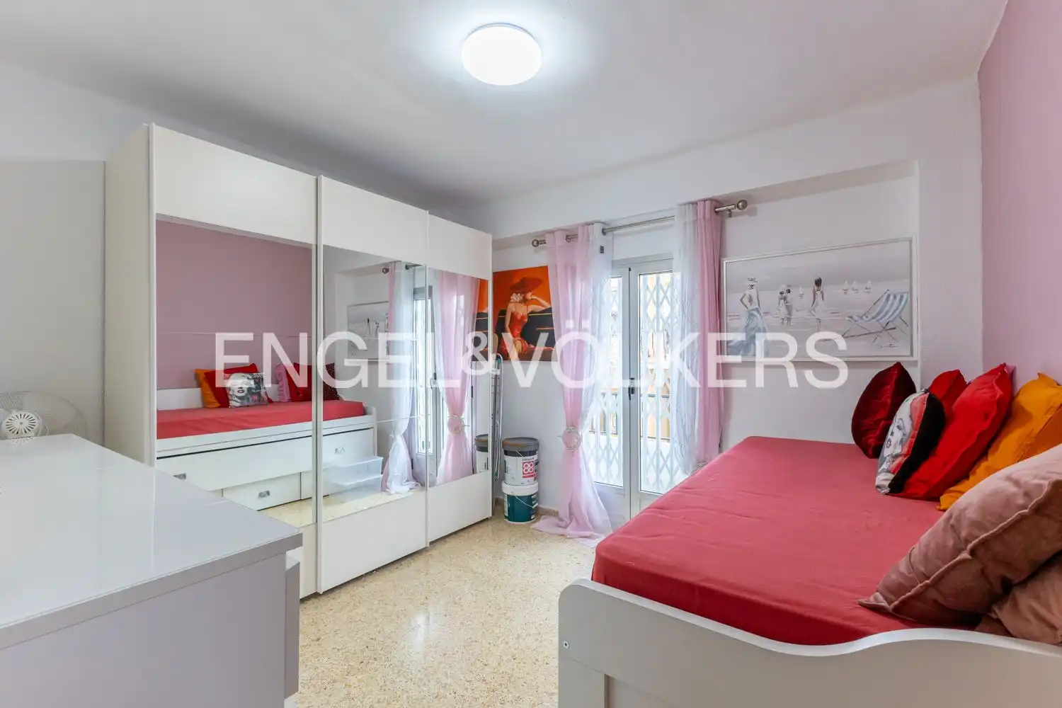Bedroom of Flat for rent in Canet d'En Berenguer  with Air Conditioner, Heating and Furnished