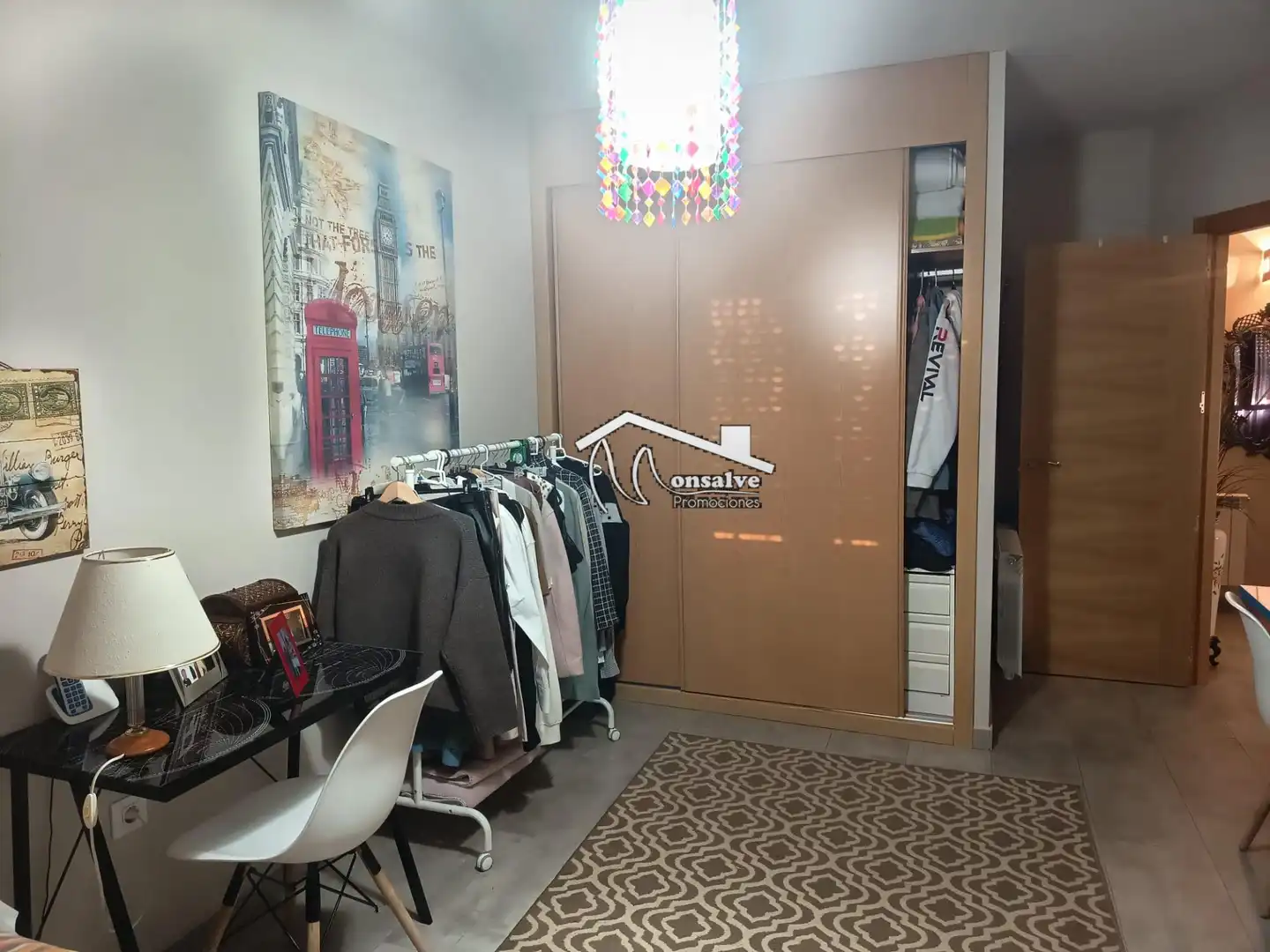 Habitación de Casa adosada en venta en Yeles con Aire acondicionado, Calefacción y Jardín privado