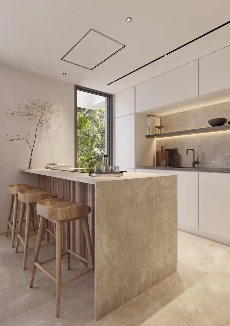 Cocina de Planta baja en venta en Estepona con Aire acondicionado, Jardín privado y Terraza