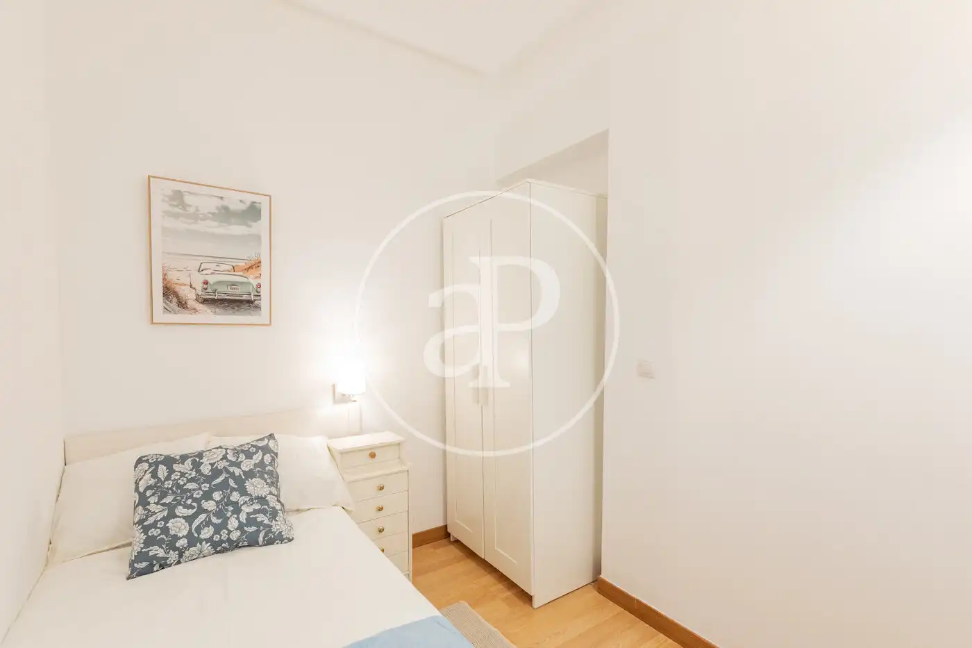 Bedroom of Flat for rent in Madrid  with Heating and Furnished