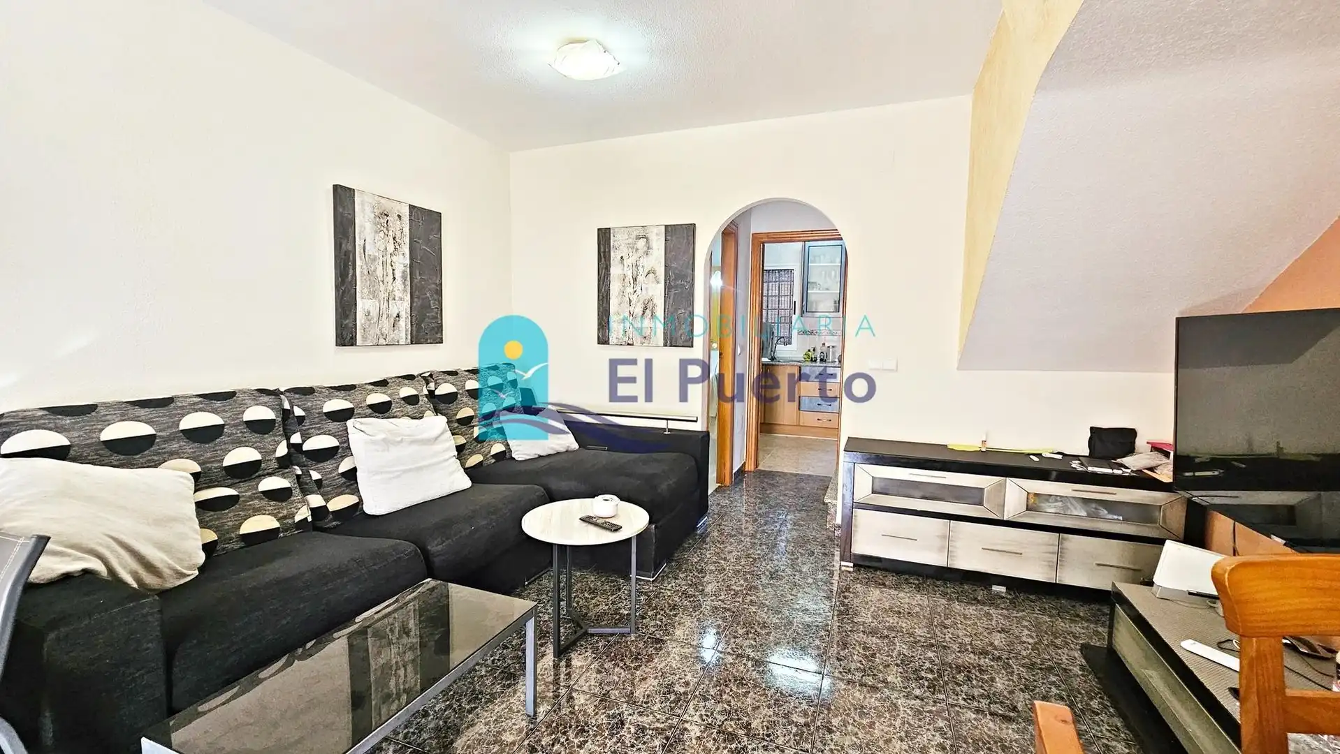 Sala d'estar de Dúplex en venda en Mazarrón amb Aire condicionat, Calefacció i Terrassa