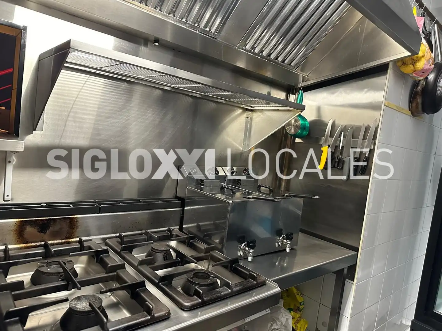 Cocina de Local en traspaso en Barcelona con Aire acondicionado