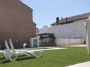 Garden of Detached homes for sale in Villanueva de la Cañada  with Air Conditioner, Heating and Private garden