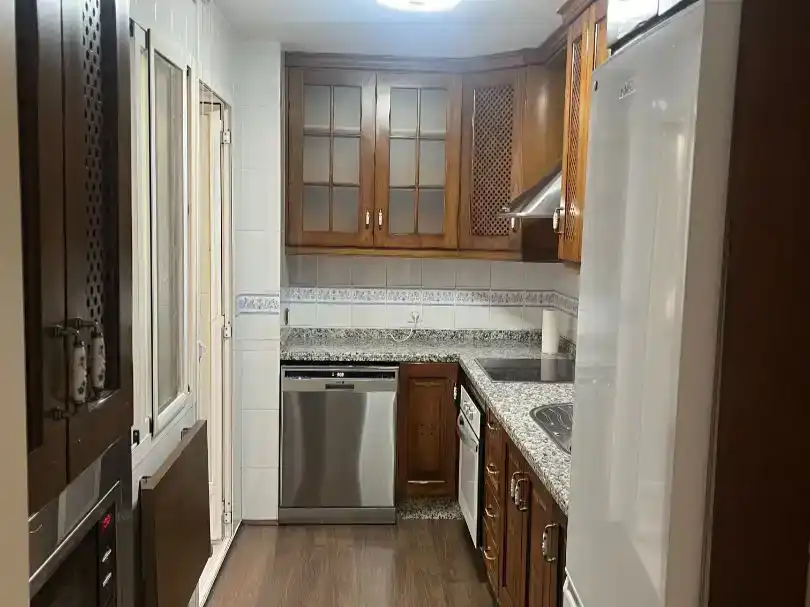 Küche von Wohnung zur Miete in Mérida mit Klimaanlage, Parkett und Schwimmbad
