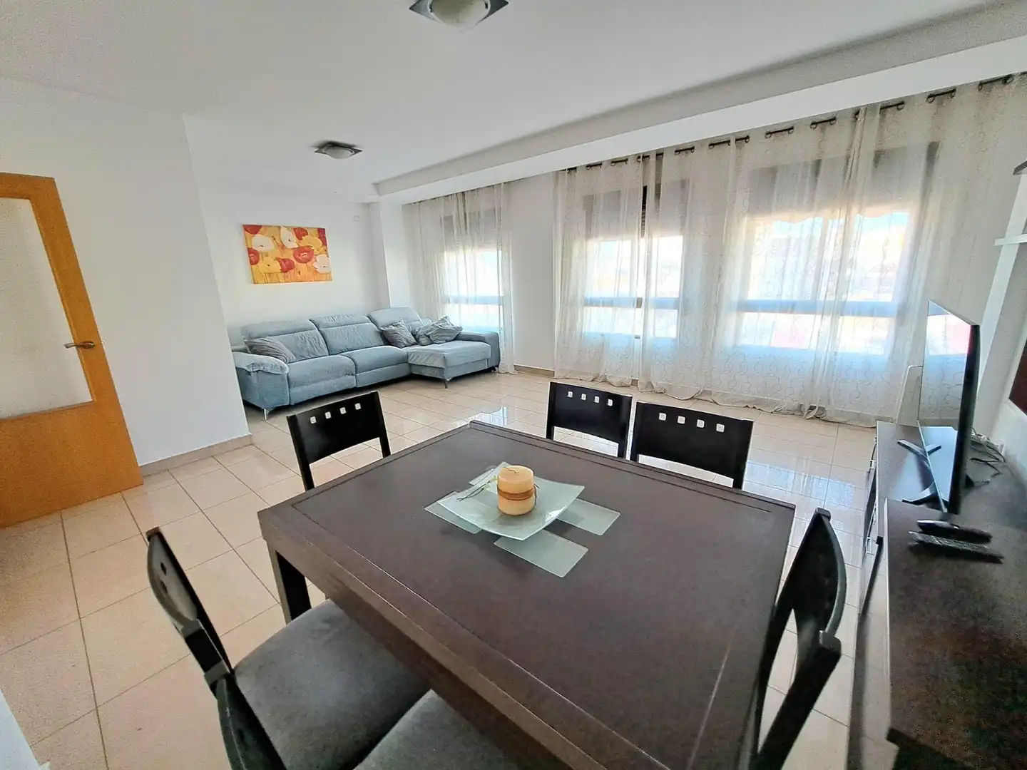 Sala de estar de Piso en venta en Alzira con Aire acondicionado