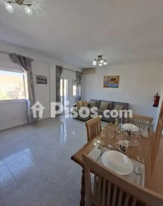 Sala de estar de Ático de alquiler en Almería con Amueblado