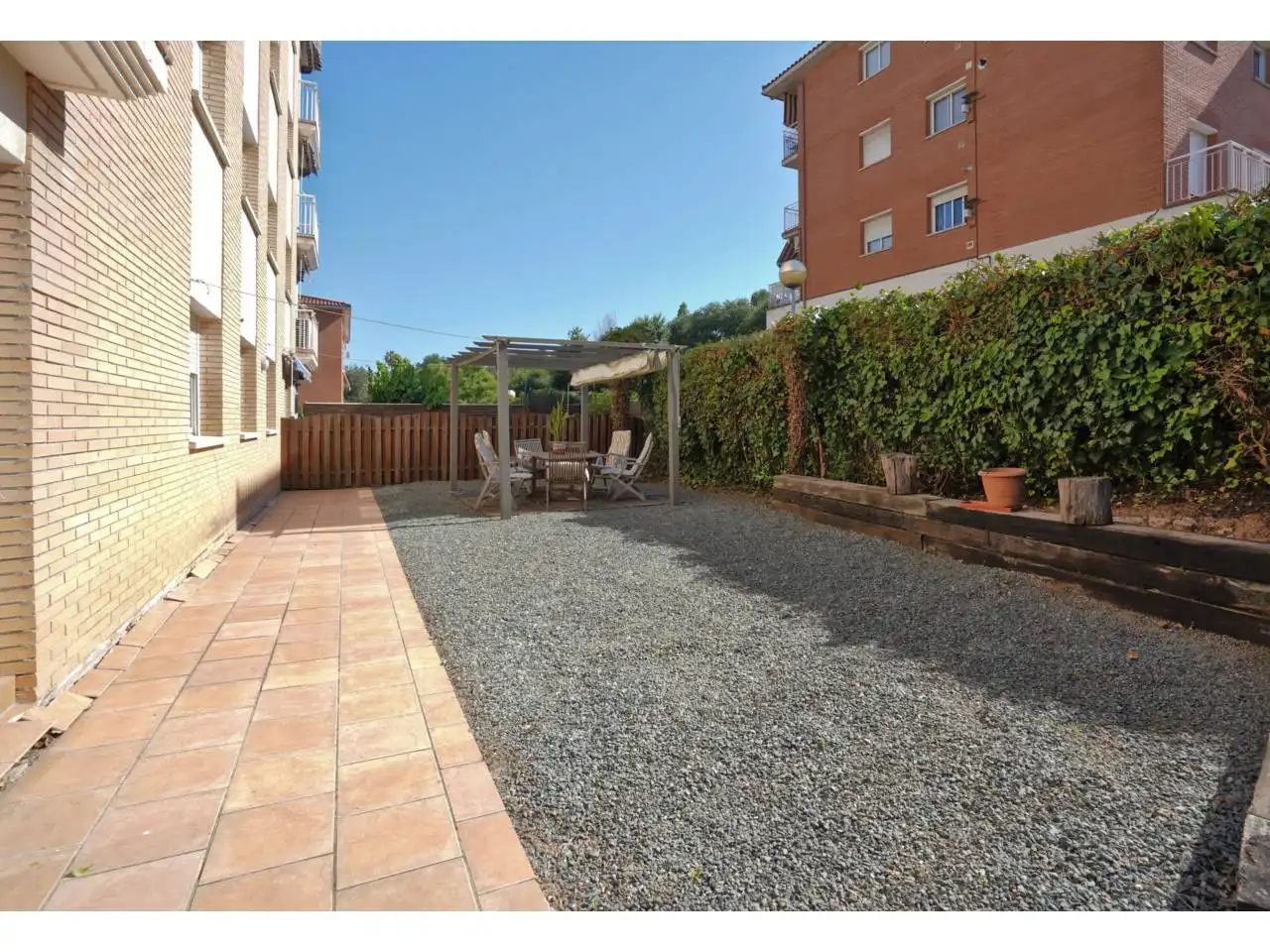 Terrace of Flat for sale in Polinyà  with Heating, Private garden and Parquet flooring