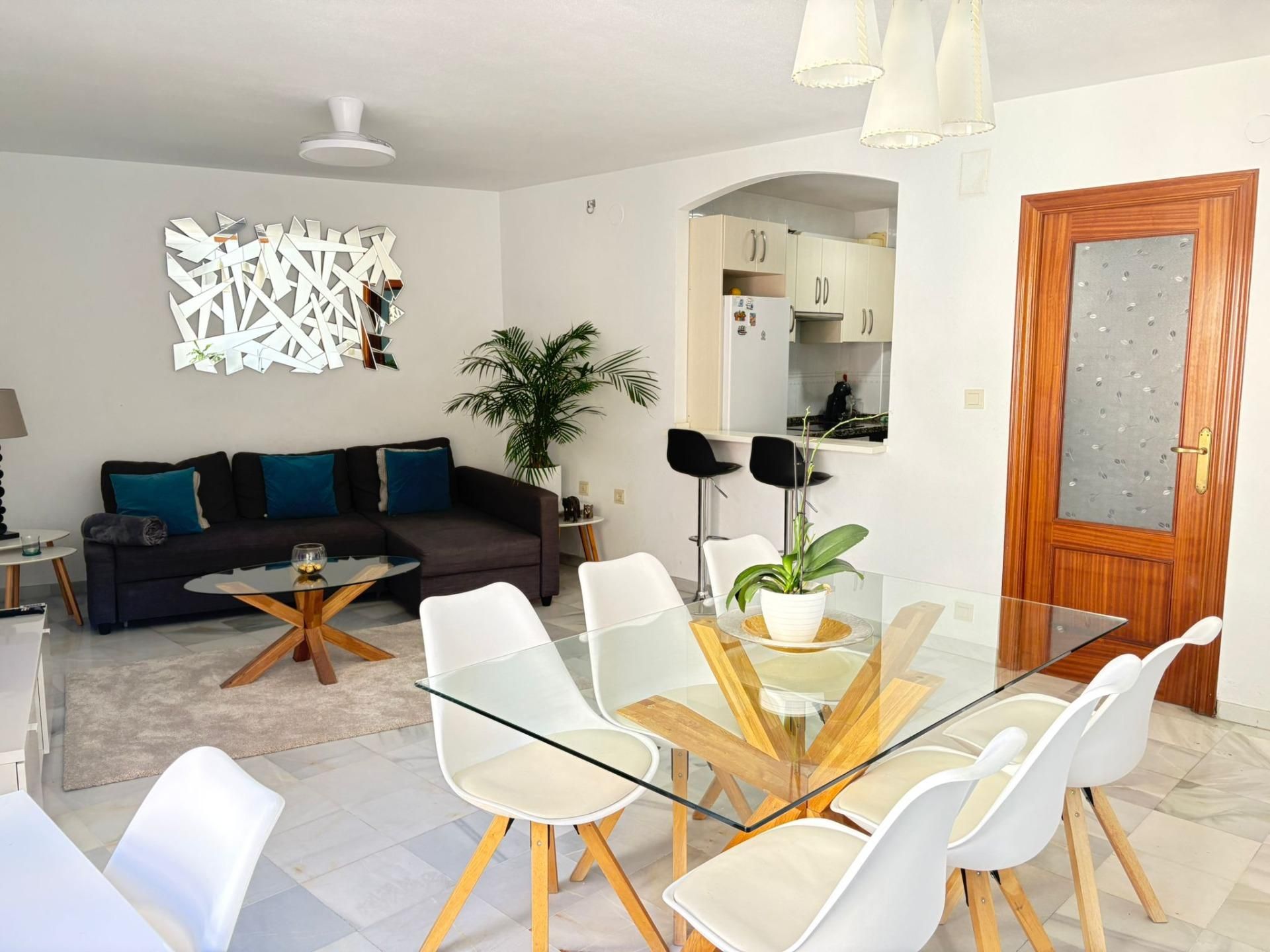 Wohnzimmer von Wohnung zum Verkauf in Málaga Capital mit Klimaanlage und Heizung