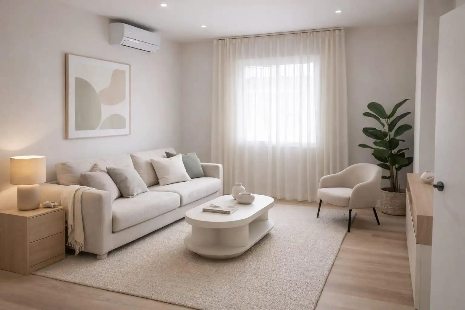 Living room of Apartments for sale in Jerez de la Frontera  with Air Conditioner and Parquet flooring