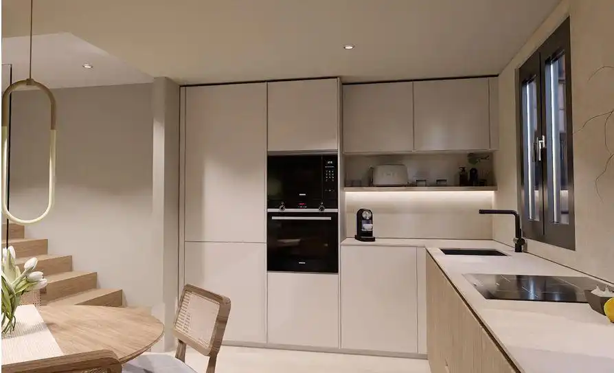 Cocina de Casa o chalet en venta en Sabadell con Jardín privado, Parquet y Terraza