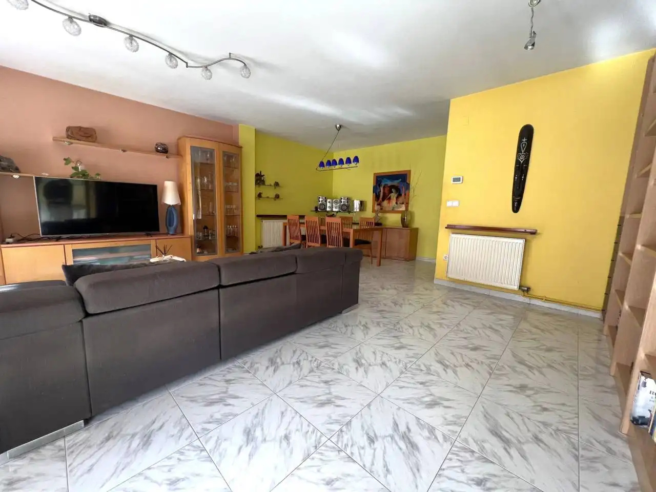Sala de estar de Piso en venta en Arbúcies con Calefacción, Amueblado y Balcón