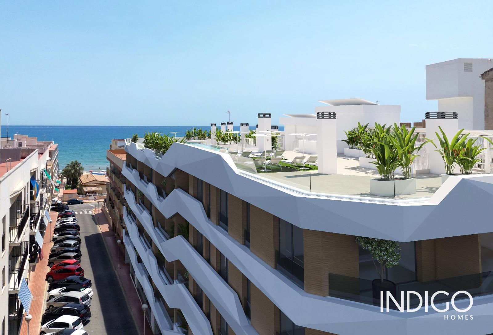 Exterior view of Flat for sale in Guardamar del Segura  with Air Conditioner, Heating and Terrace