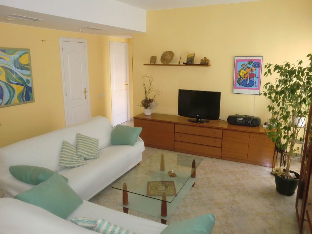 Living room of Flat to rent in  Barcelona Capital  with Heating, Furnished and Balcony