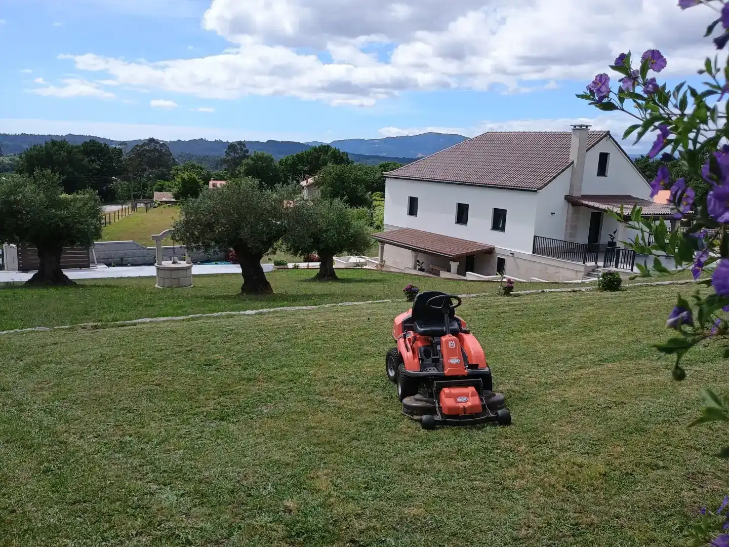 Jardí de Casa o xalet en venda en Moraña amb Piscina