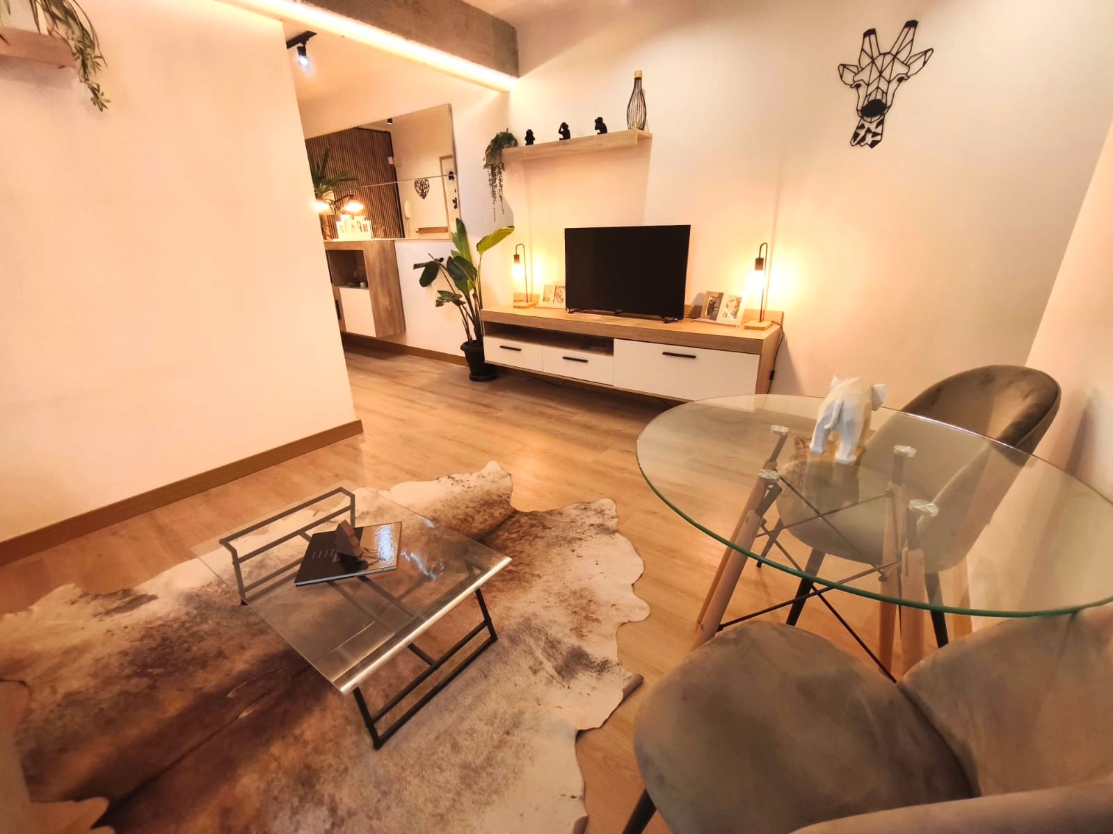 Living room of Flat for sale in Bilbao   with Heating and Furnished