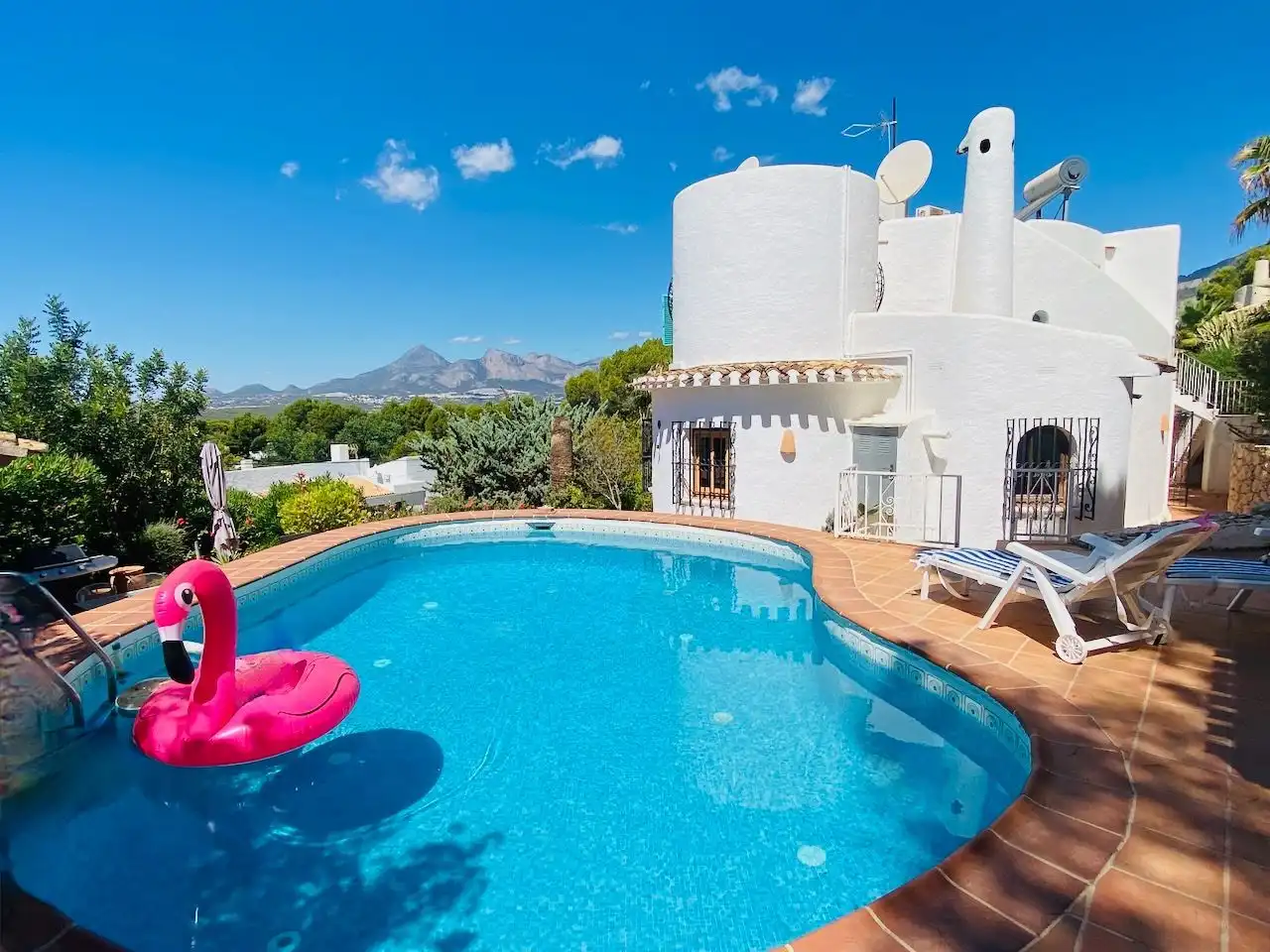 Piscina de Casa o xalet en venda en Altea amb Calefacció, Jardí privat i Terrassa