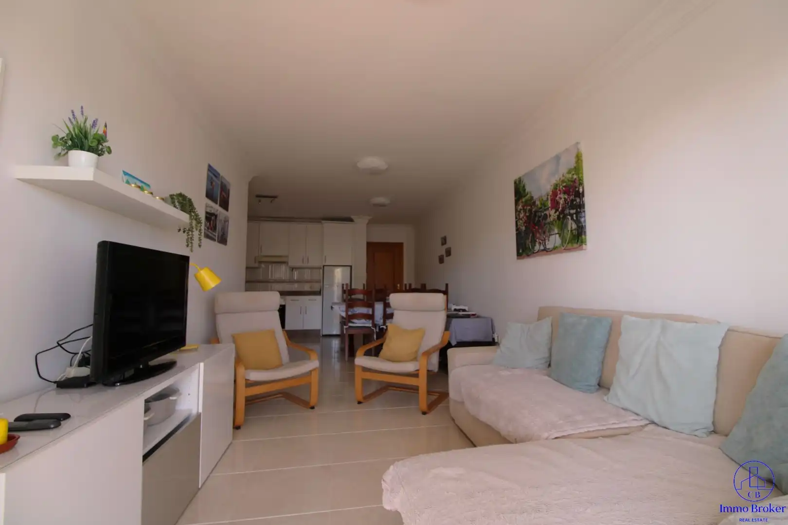 Sala de estar de Piso en venta en Adeje con Amueblado y Piscina comunitaria