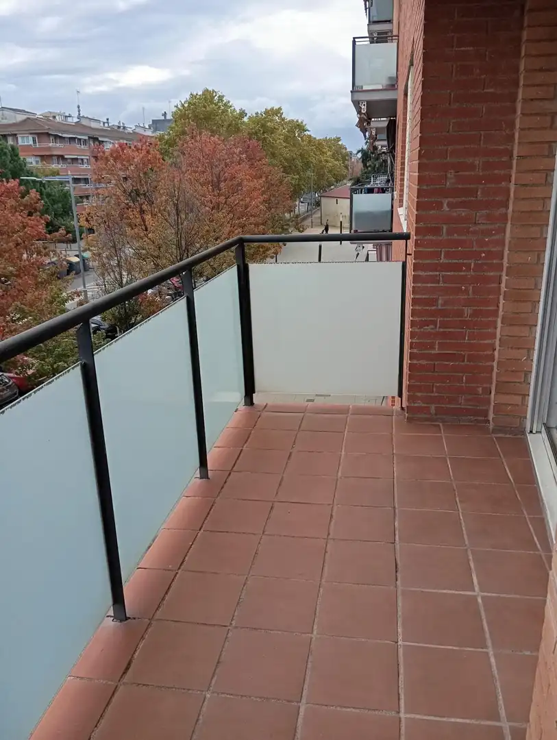 Terraza de Piso de alquiler en Mollet del Vallès con Aire acondicionado, Calefacción y Parquet
