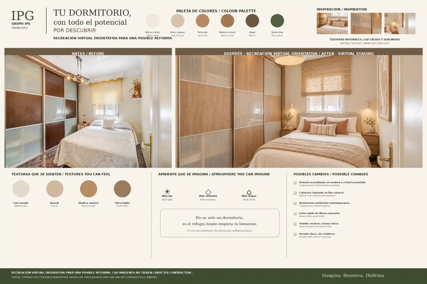 Habitación de Apartamento en venta en Estepona con Aire acondicionado, Calefacción y Terraza