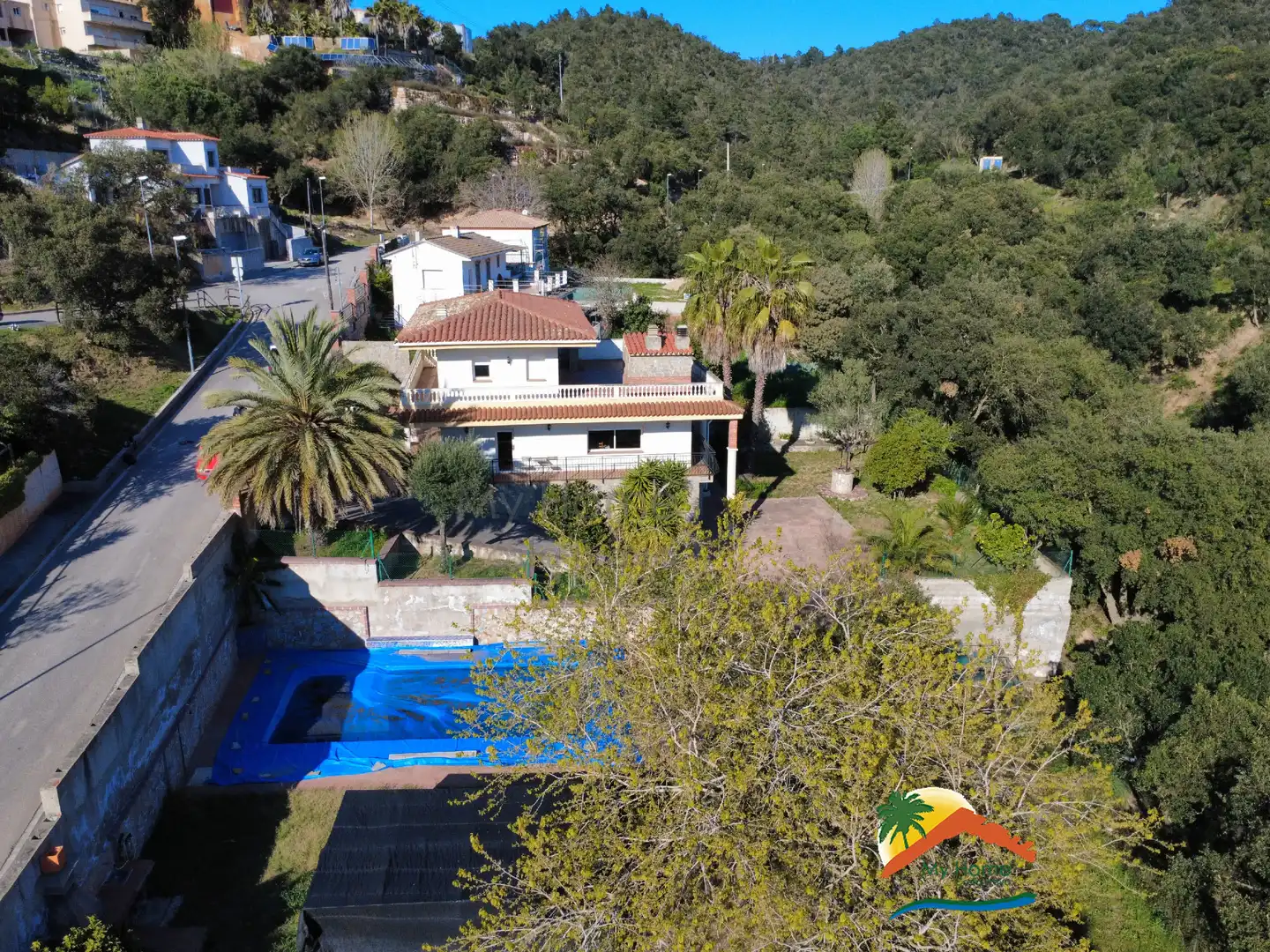 Vista exterior de Casa o xalet en venda en Lloret de Mar amb Calefacció, Jardí privat i Terrassa