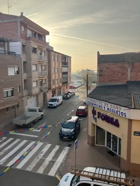 Vista exterior de Piso en venta en Fraga con Amueblado