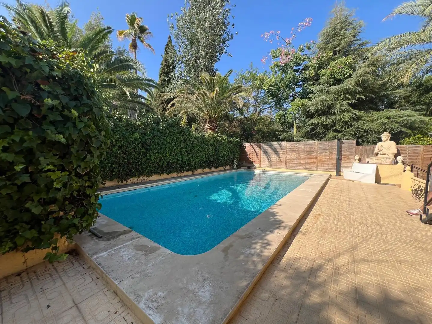 Piscina de Casa o xalet de lloguer en L'Alfàs del Pi amb Aire condicionat, Jardí privat i Terrassa