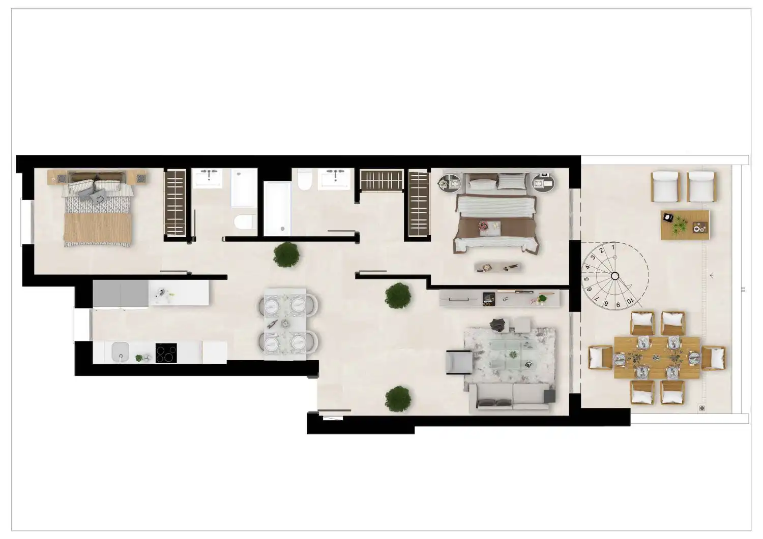 Apartament amb piscina en venda a Playa Bahía Dorada, imagen 36