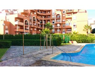 Exterior view of Flat for sale in Roquetas de Mar  with Air Conditioner, Private garden and Terrace