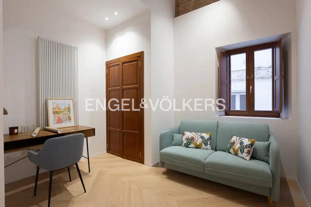 Sala d'estar de Pis de lloguer en Valencia amb Aire condicionat, Calefacció i Parquet