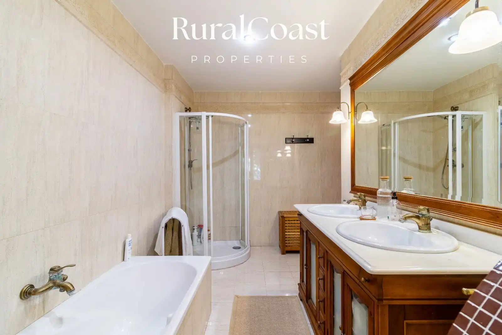Baño de Casa o chalet en venta en Tibi con Aire acondicionado, Calefacción y Jardín privado