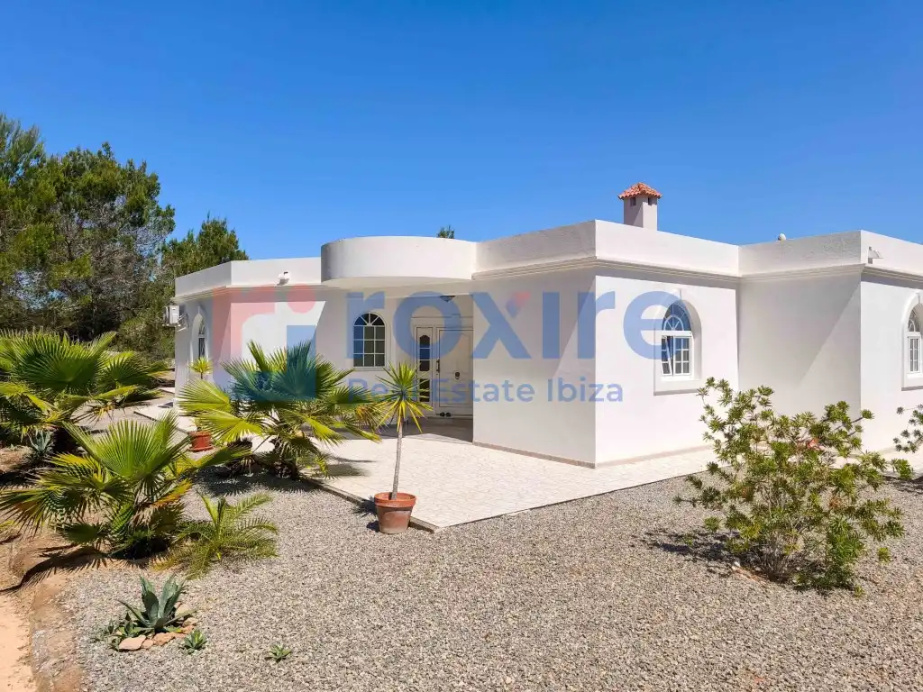 Exterior view of Houses for rent in Sant Josep de sa Talaia  with Air Conditioner, Private garden and Terrace