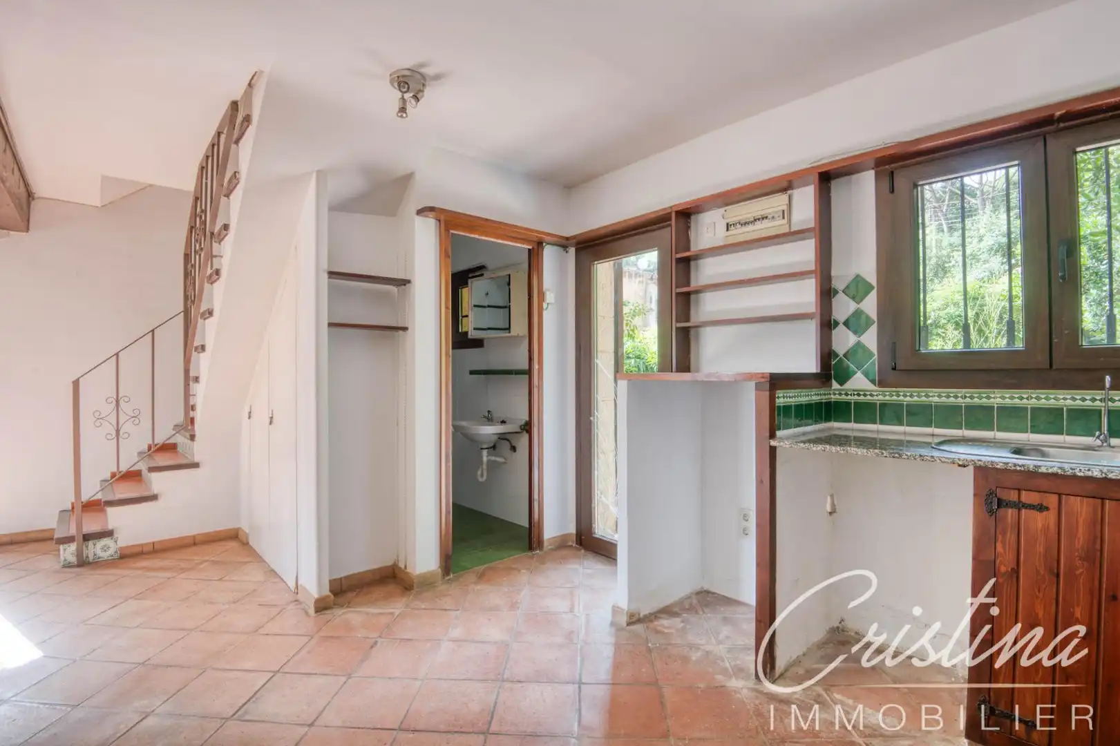 Cocina de Casa adosada en venta en Santa Cristina d'Aro con Calefacción, Jardín privado y Terraza