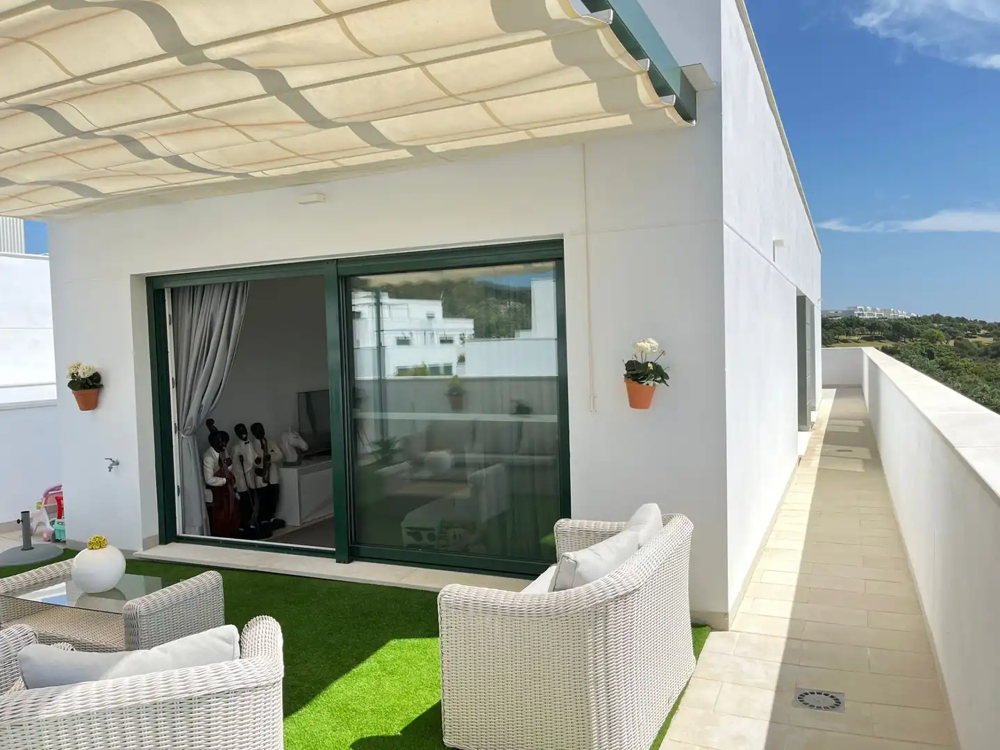 Terrassa de Àtic en venda en Sotogrande amb Aire condicionat, Terrassa i Piscina