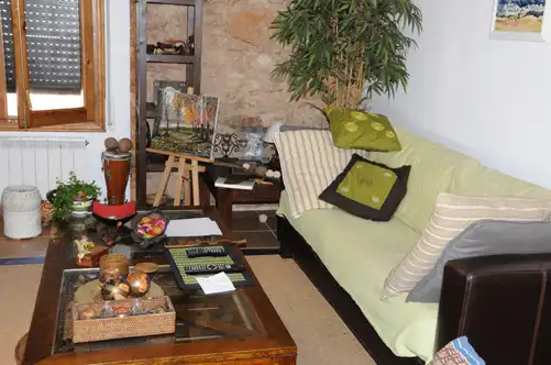 Sala de estar de Piso en venta en Sant Feliu de Guíxols con Calefacción, Amueblado y Horno