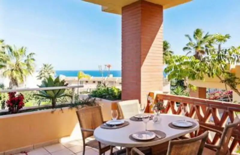 Terrace of Apartments for rent in Mijas  with Air Conditioner, Terrace and Swimming Pool