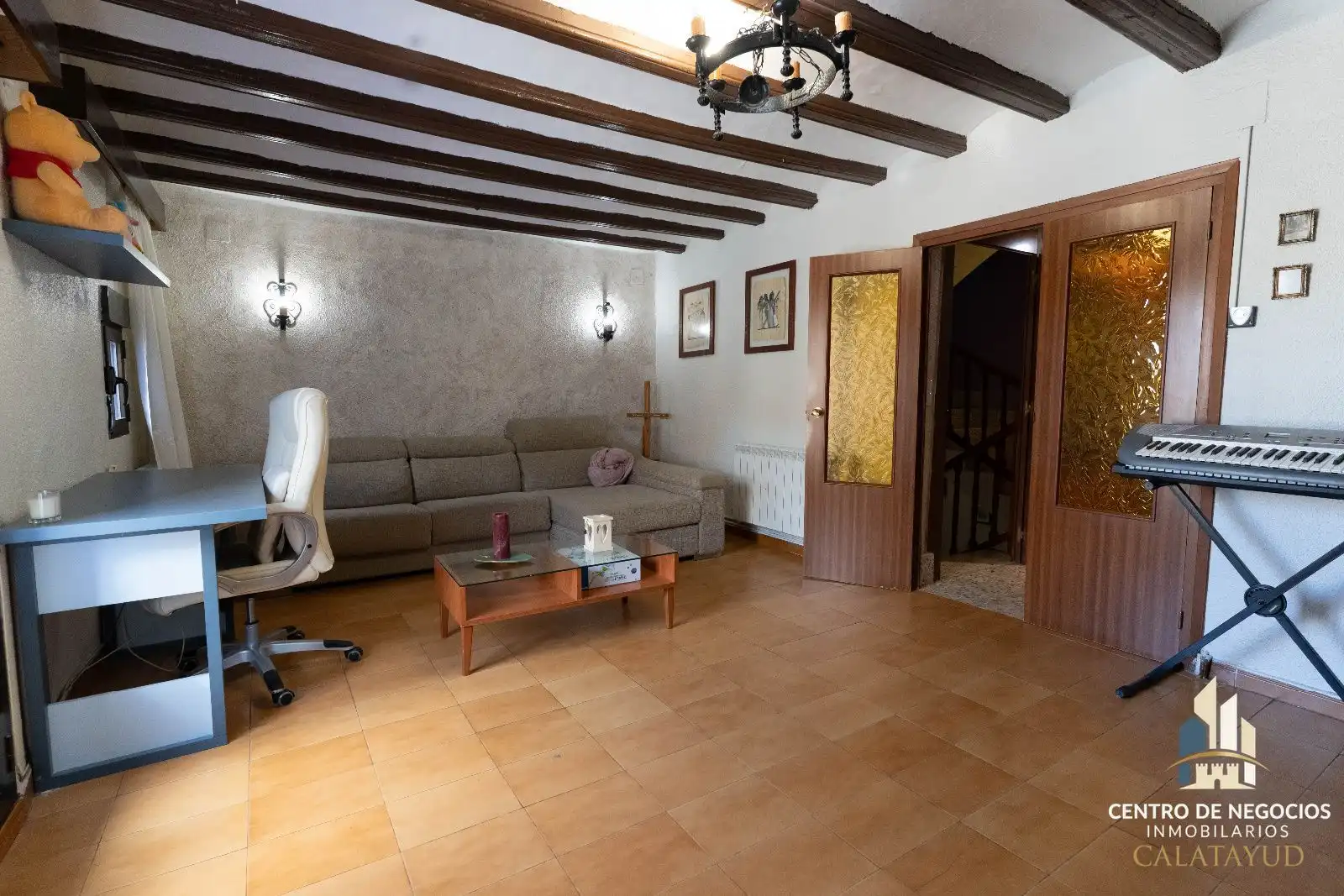 Sala d'estar de Casa o xalet en venda en Villalba de Perejil amb Calefacció, Parquet i Terrassa