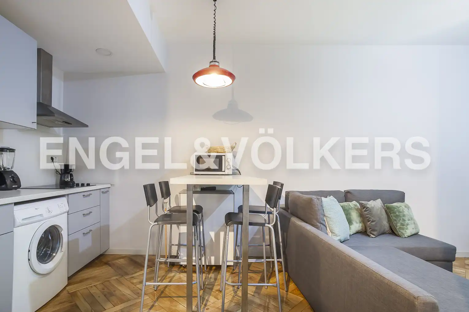 Kitchen of Flat for rent in Madrid  with Heating, Parquet flooring and Furnished