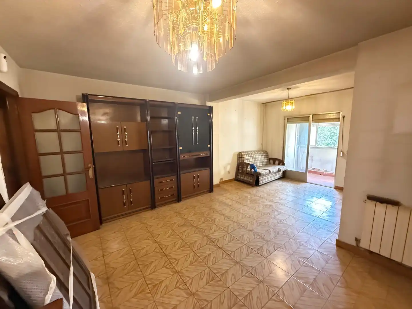 Living room of Flat for sale in  Madrid Capital  with Air Conditioner and Terrace