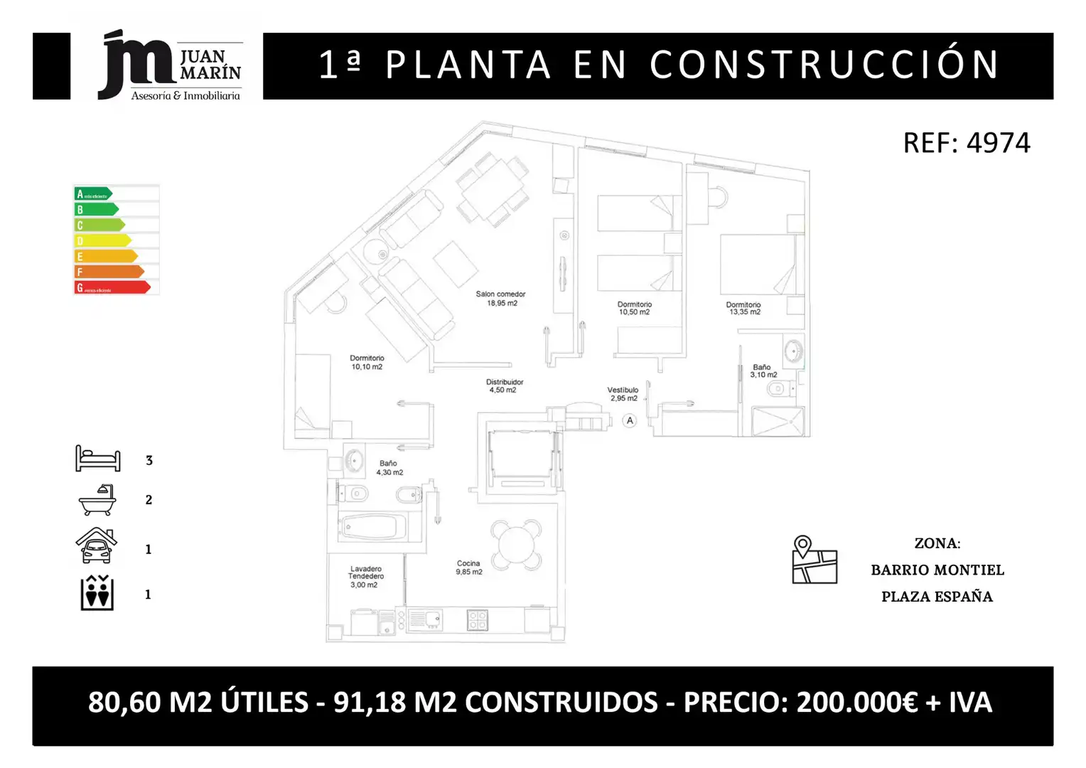 Flat for sale in Cieza  with Storage room