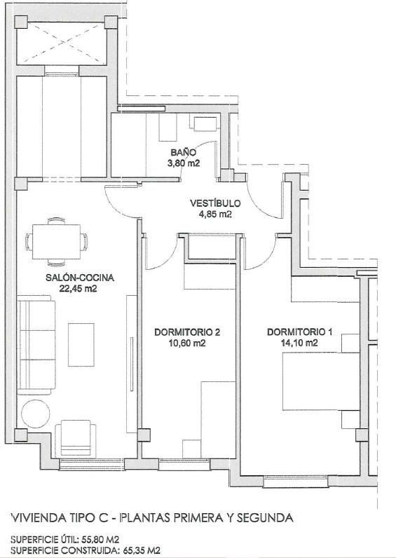 Piso en venta en  Melilla Capital con Aire acondicionado