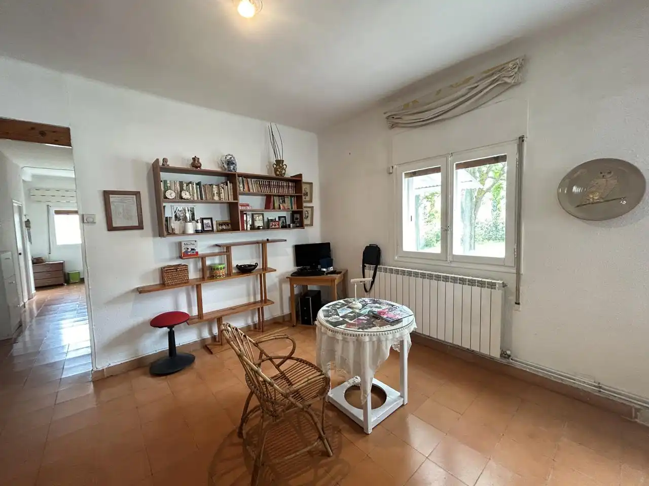 Sala d'estar de Casa o xalet en venda en Cascante amb Calefacció, Jardí privat i Traster