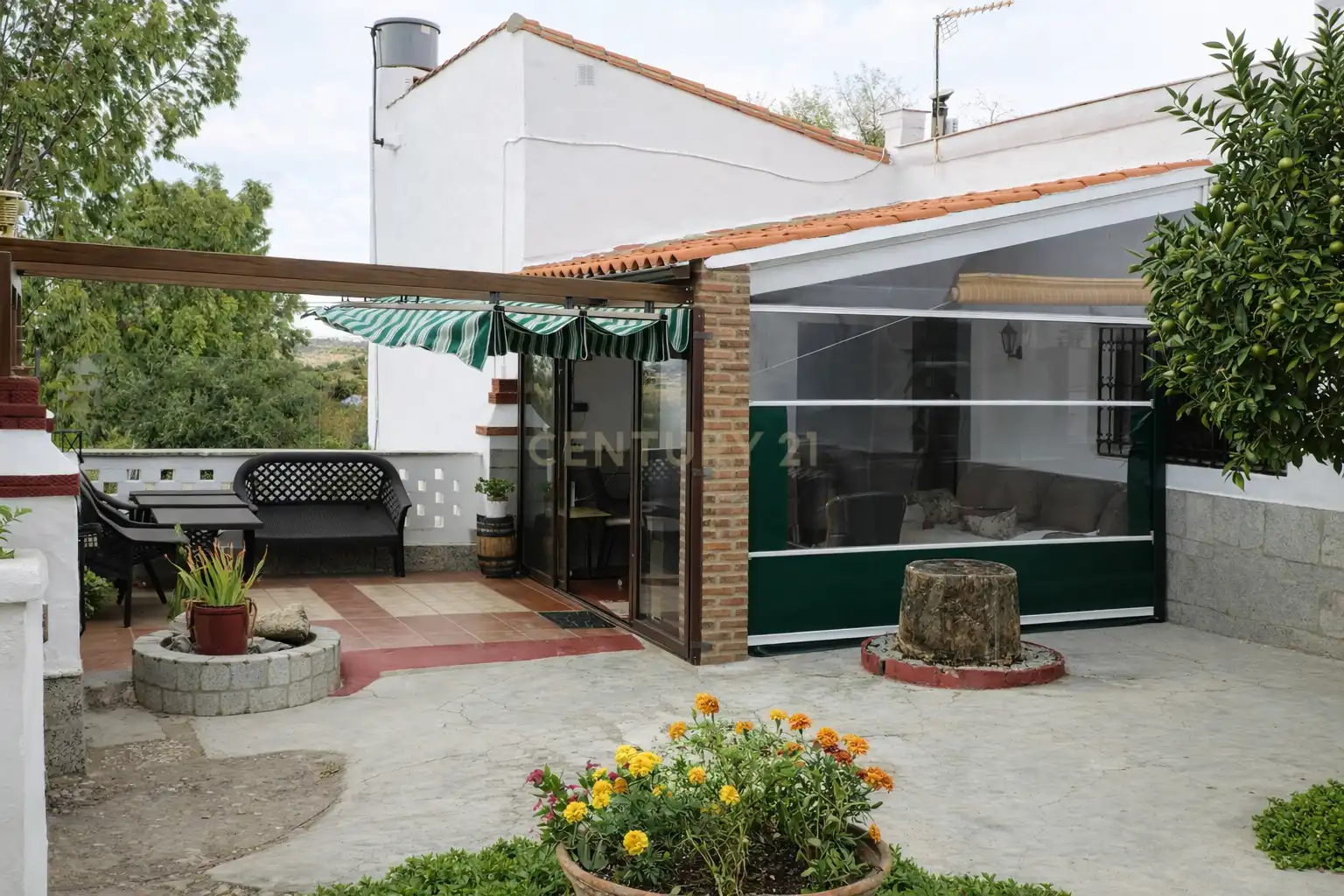 Terraza de Casa o chalet en venta en Zafra con Jardín privado, Trastero y Piscina
