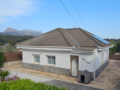 Exterior view of House or chalet for sale in El Bruc  with Air Conditioner, Heating and Private garden