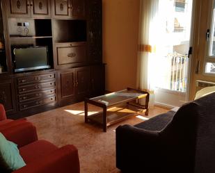 Living room of Flat for sale in  Huesca Capital  with Air Conditioner, Heating and Furnished