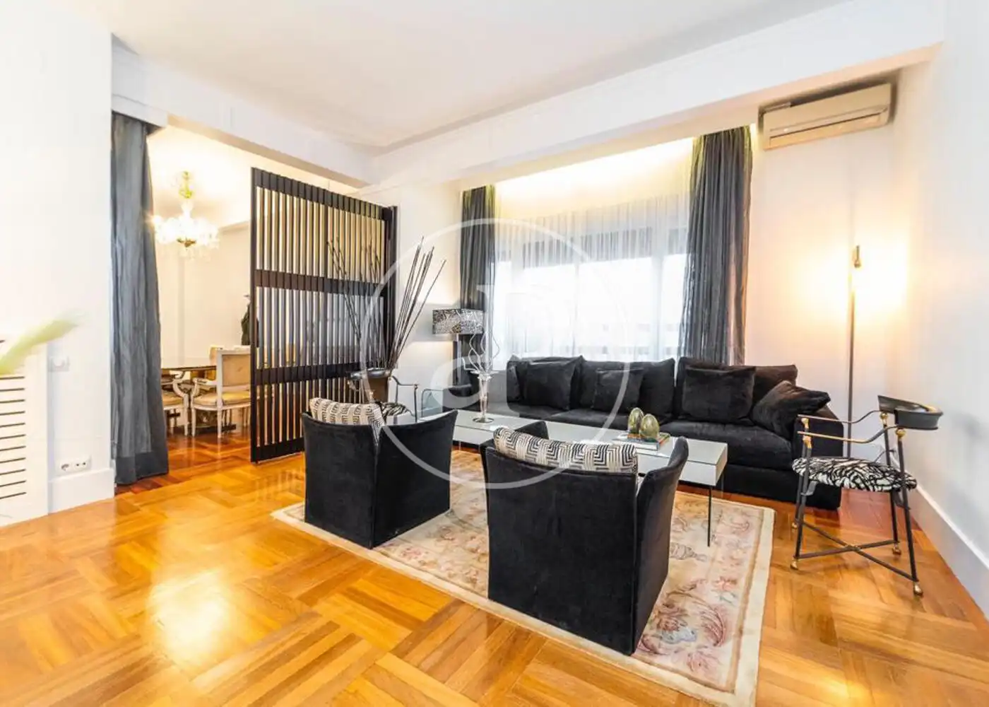 Sala de estar de Piso de alquiler en Madrid con Aire acondicionado y Calefacción
