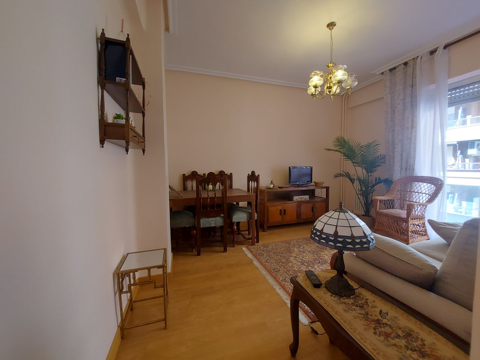 Living room of Flat for sale in  Logroño  with Heating, Parquet flooring and Terrace